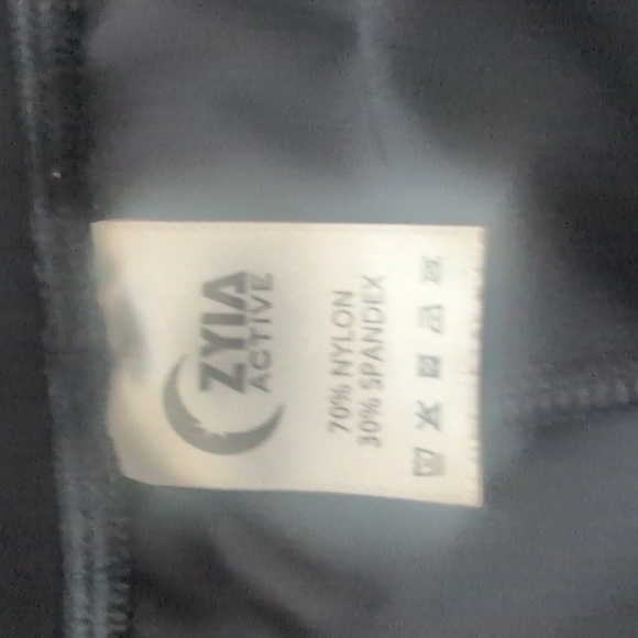 ZYIA Navy Peak Zipper Joggers (Short) 24" XXS - Picture 4 of 7